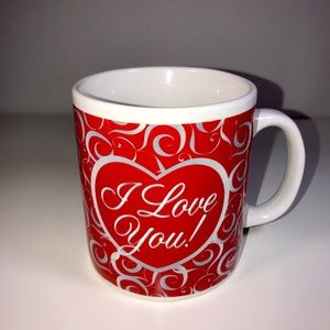 I Love You Red Romantic Coffee Mug
